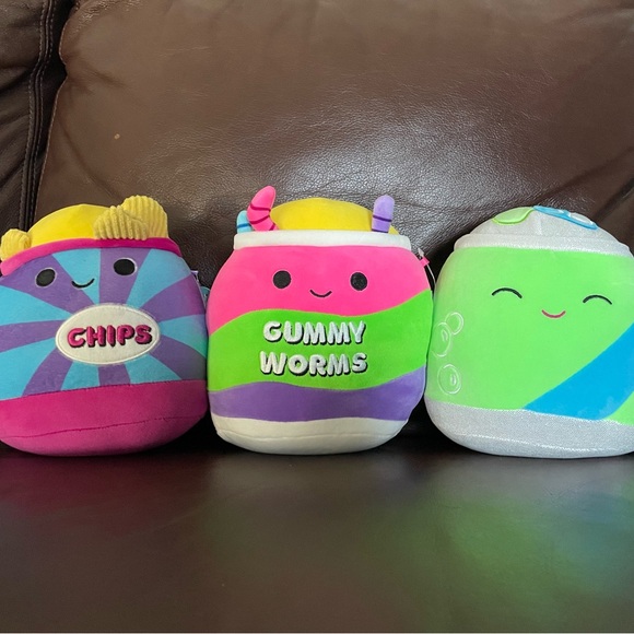 Squishmallows Other - Three Squishmallows Patricia, Silver, & Gist